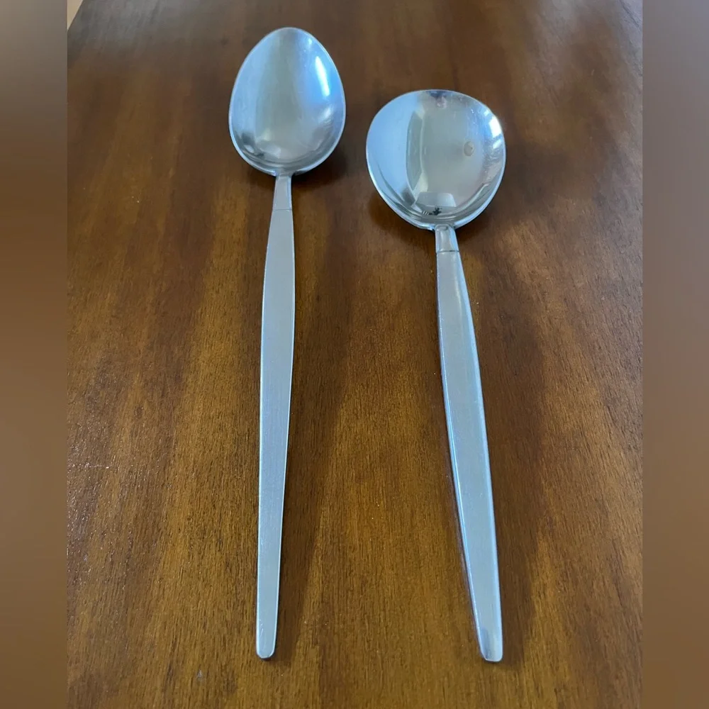 Stanley Roberts Astro Vintage stainless steel serving spoons